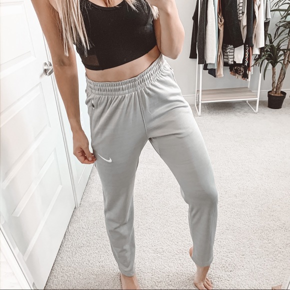 Nike Pants - Nike Athletic Joggers Light Gray
